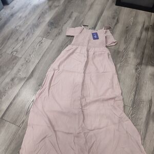 Seraphine Blush Pink Maxi Maternity Dress